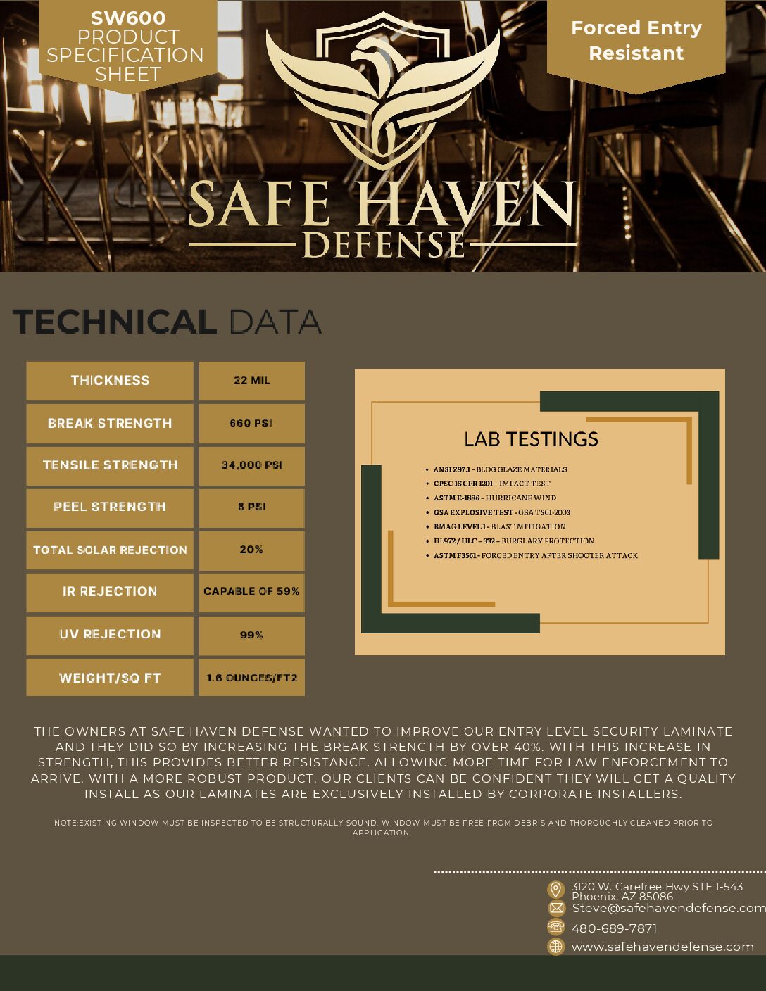 product-information-safe-haven-defense